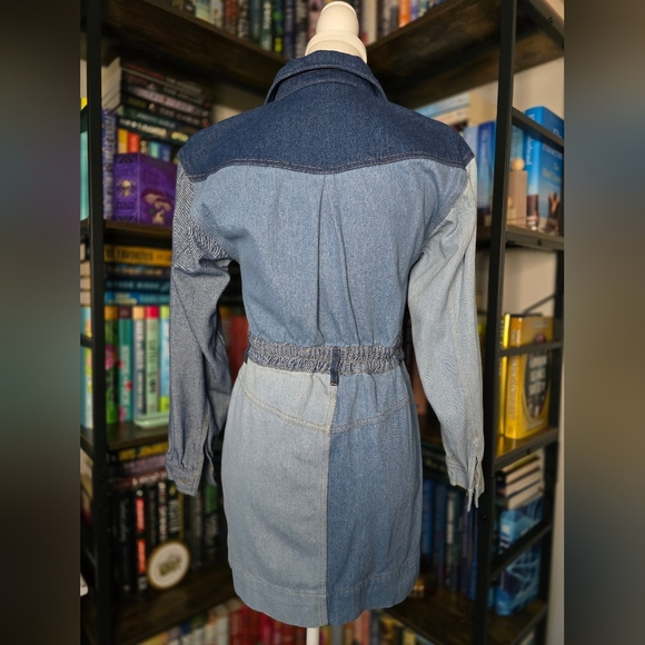 Steve Madden Ryleigh Long Sleeve Patchwork Dress - Picture 8 of 10